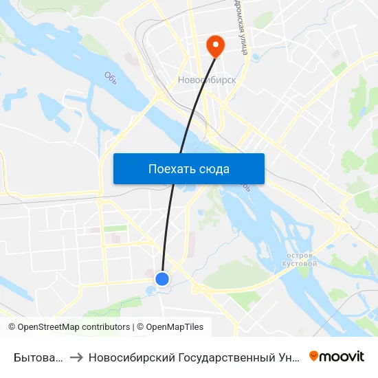Бытовая Техника to Новосибирский Государственный Университет Экономики И Управления map