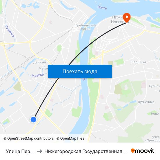 Улица Переходникова to Нижегородская Государственная Консерватория Им. М.И. Глинки map