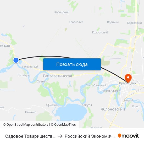 Садовое Товарищество Строитель (Елизоветинское Шоссе) to Российский Экономический Университет Им. Г.В. Плеханова map