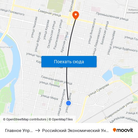 Главное Управление Мчс to Российский Экономический Университет Им. Г.В. Плеханова map