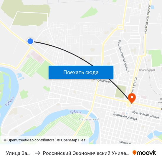 Улица Заполярная to Российский Экономический Университет Им. Г.В. Плеханова map