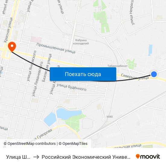 Улица Школьная to Российский Экономический Университет Им. Г.В. Плеханова map