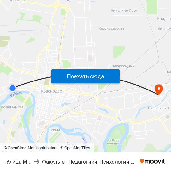 Улица Минская to Факультет Педагогики, Психологии И Коммуникативистики map