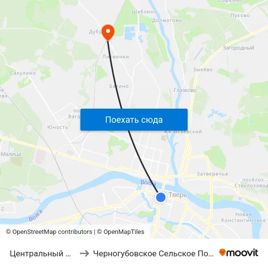 Центральный Район to Черногубовское Сельское Поселение map