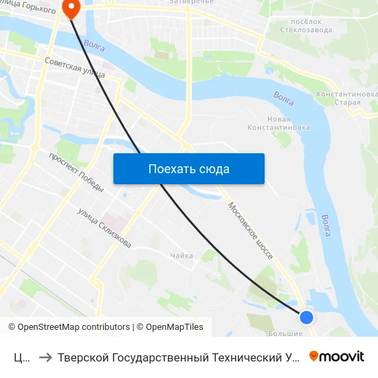 Црм to Тверской Государственный Технический Университет map