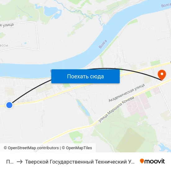 Пкдл to Тверской Государственный Технический Университет (Учебный Корпус) map