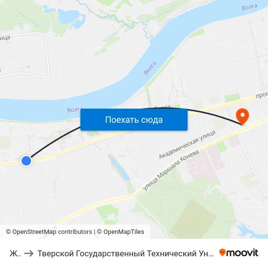 Жби to Тверской Государственный Технический Университет (Учебный Корпус) map