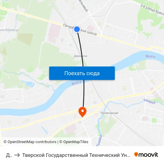 Дск to Тверской Государственный Технический Университет (Учебный Корпус) map