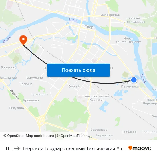 Црм to Тверской Государственный Технический Университет (Учебный Корпус) map