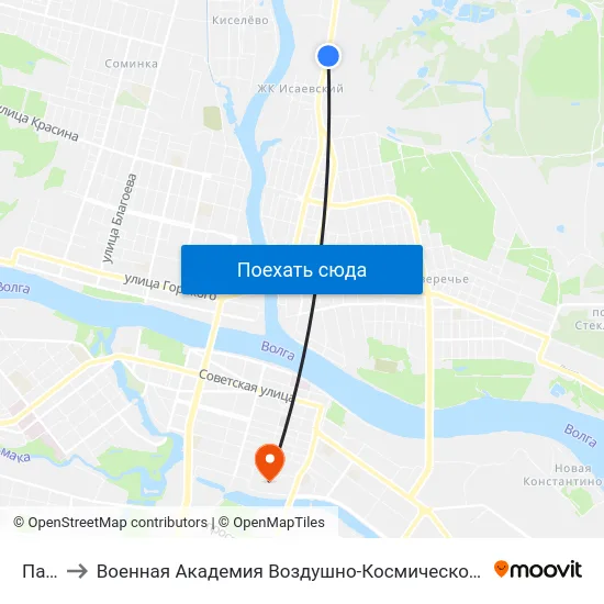 Патп-1 to Военная Академия Воздушно-Космической Обороны Имени Г.К. Жукова map