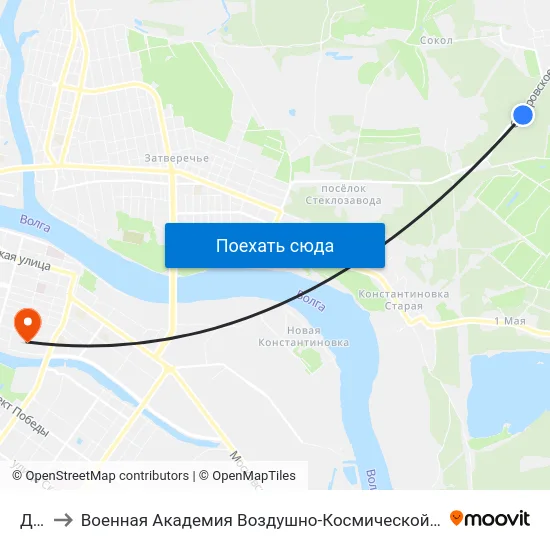 Дачи to Военная Академия Воздушно-Космической Обороны Имени Г.К. Жукова map