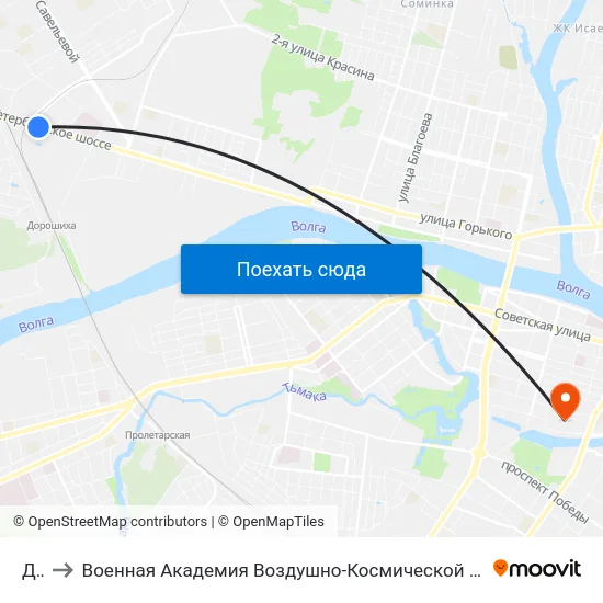Дск to Военная Академия Воздушно-Космической Обороны Имени Г.К. Жукова map