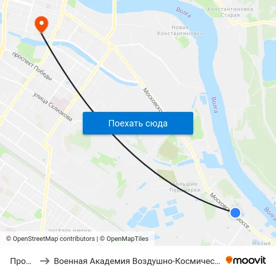 Промопост to Военная Академия Воздушно-Космической Обороны Имени Г.К. Жукова map