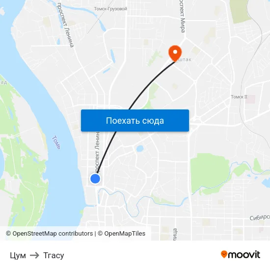 Цум to Тгасу map
