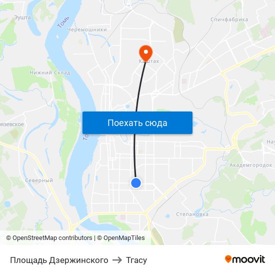 Площадь Дзержинского to Тгасу map