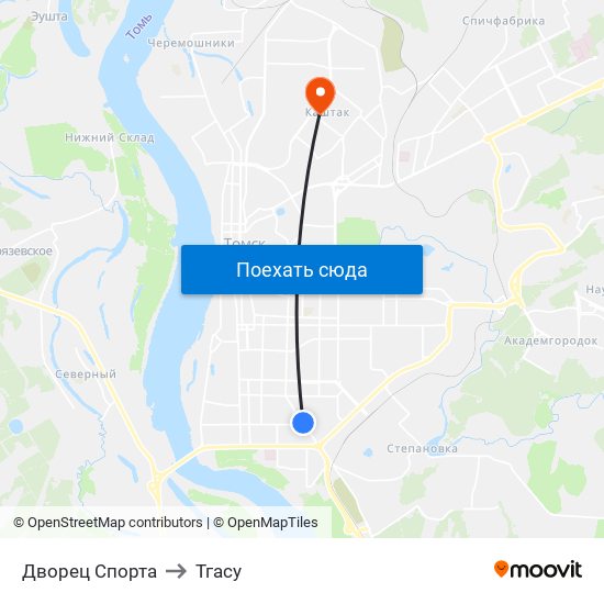 Дворец Спорта to Тгасу map