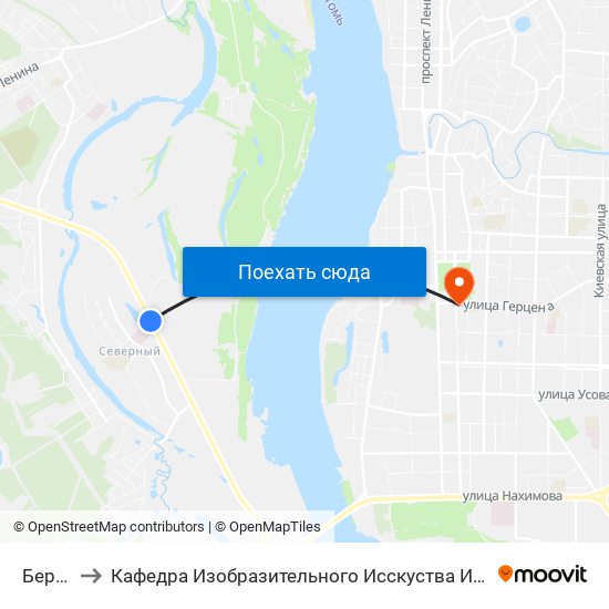 Берлинка to Кафедра Изобразительного Исскуства Института Искусств И Культуры Тгу map