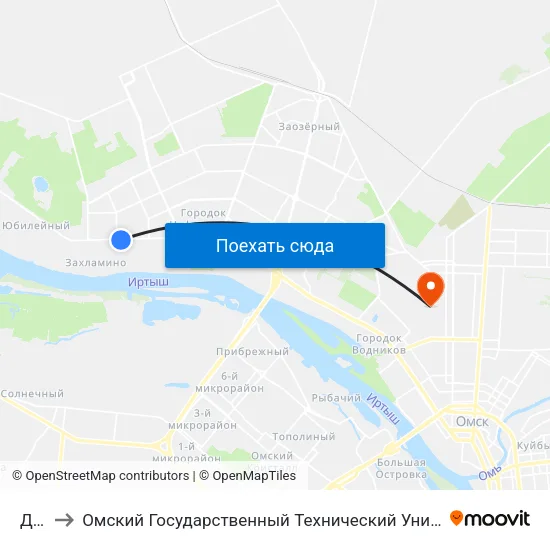 Док to Омский Государственный Технический Университет map