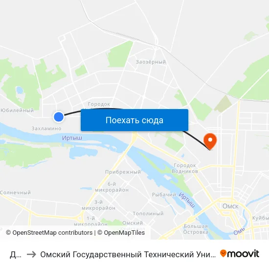 Док to Омский Государственный Технический Университет map