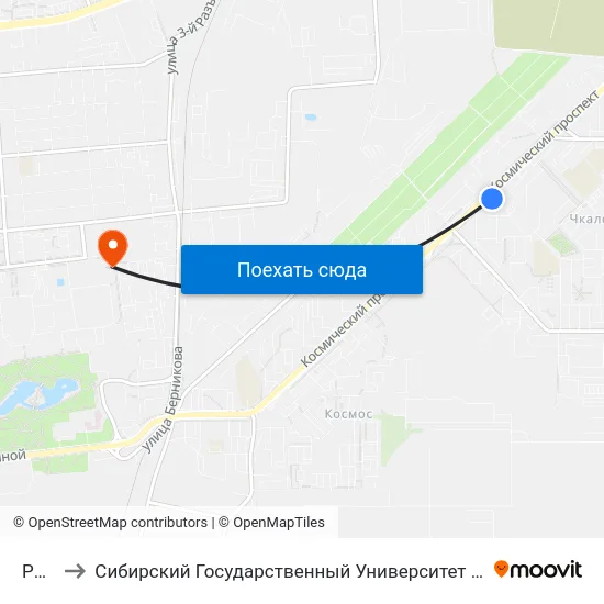 Рынок to Сибирский Государственный Университет Физической Культуры И Спорта map