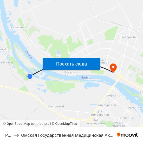 Рэб to Омская Государственная Медицинская Академия map