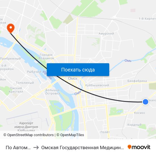 По Автоматика to Омская Государственная Медицинская Академия map