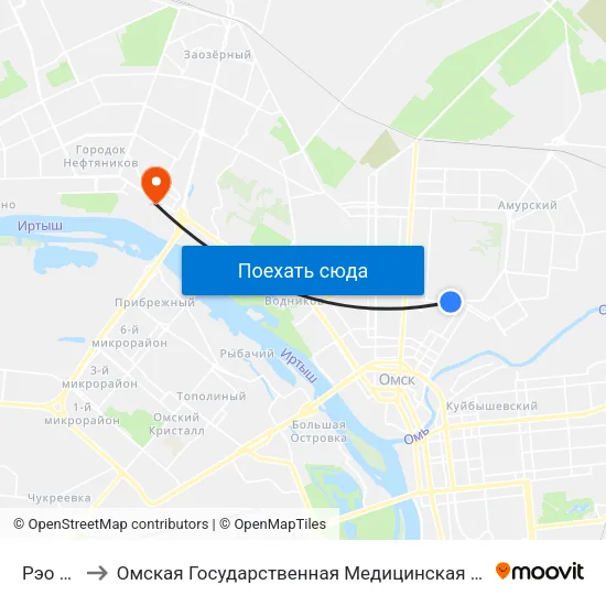Рэо Гаи to Омская Государственная Медицинская Академия map