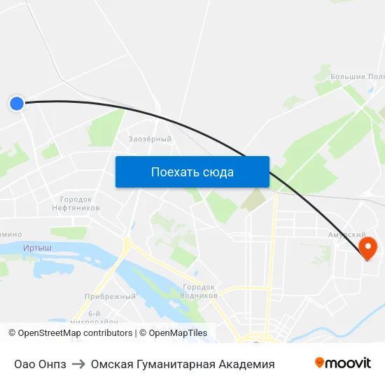 Оао Онпз to Омская Гуманитарная Академия map