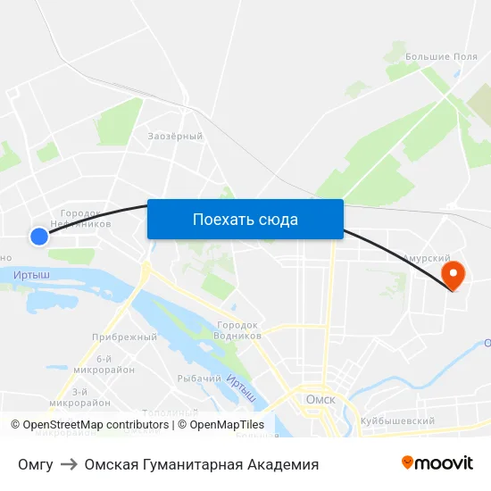 Омгу to Омская Гуманитарная Академия map