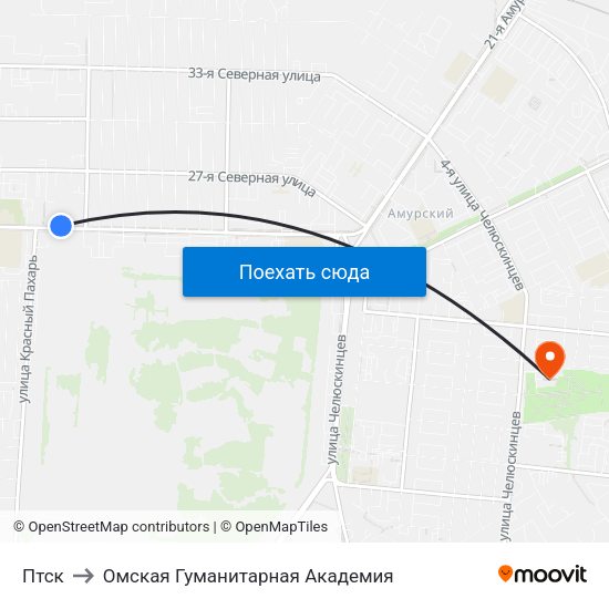 Птск to Омская Гуманитарная Академия map
