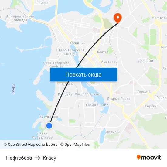 Нефтебаза to Кгасу map