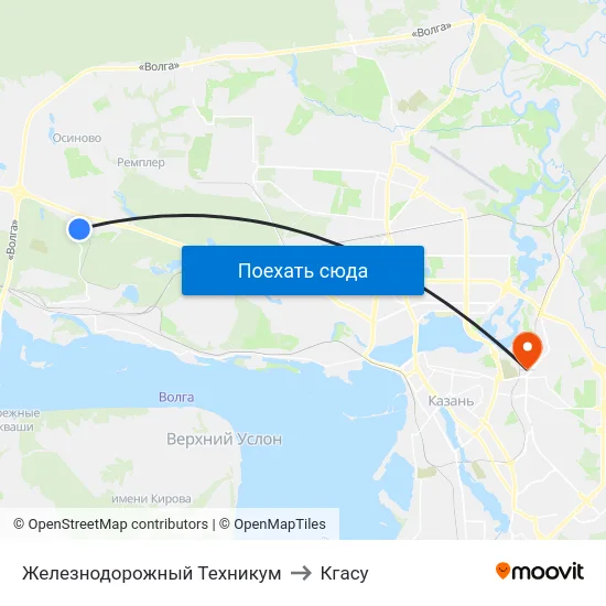 Железнодорожный Техникум to Кгасу map