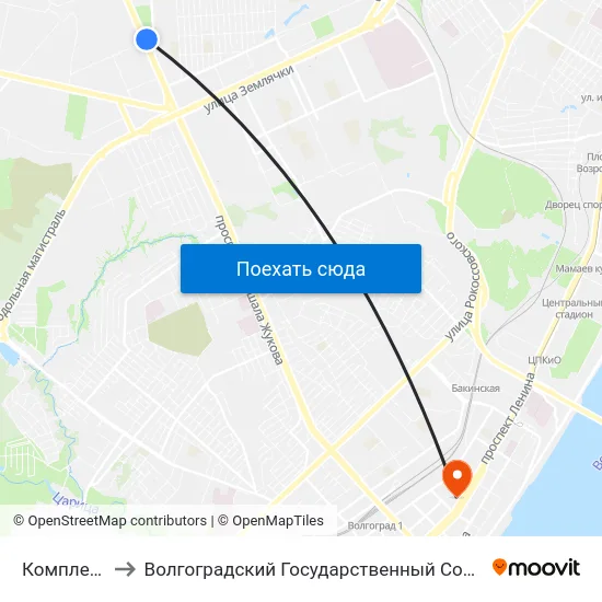 Комплекс Русь (А) to Волгоградский Государственный Социально-Педагогический Университет map
