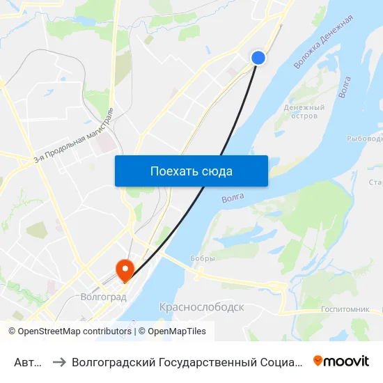 Автоцентр to Волгоградский Государственный Социально-Педагогический Университет map