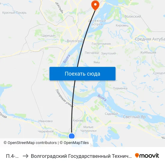 П.4-5 (Б) to Волгоградский Государственный Технический Университет map
