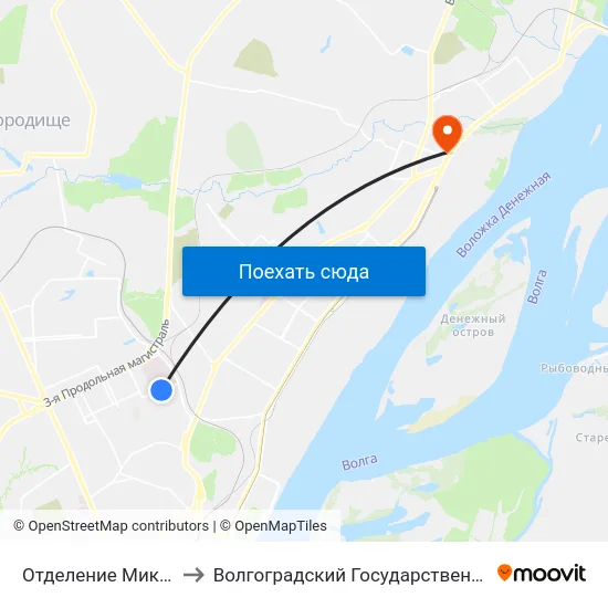 Отделение Микрохирургии Глаза to Волгоградский Государственный Технический Университет map
