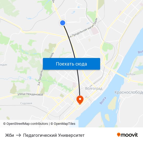 Жби to Педагогический Университет map