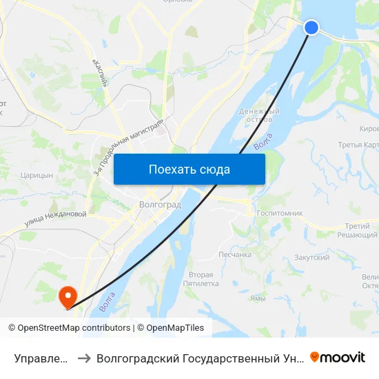 Управление Гэс to Волгоградский Государственный Университет "" Волгу"" map