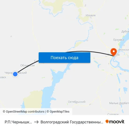 Р.П.Чернышковский Ас (А) to Волгоградский Государственный Медицинский Университет map