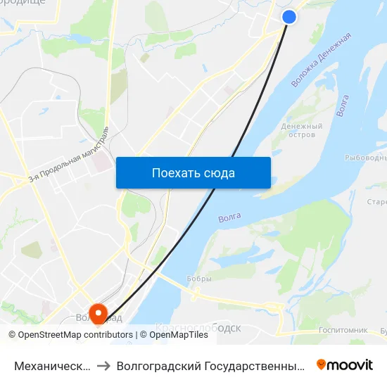 Механический Институт to Волгоградский Государственный Медицинский Университет map