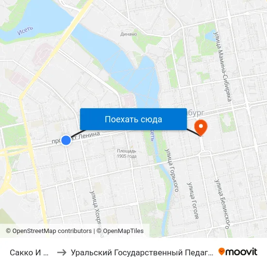 Сакко И Ванцетти to Уральский Государственный Педагогический Университет map