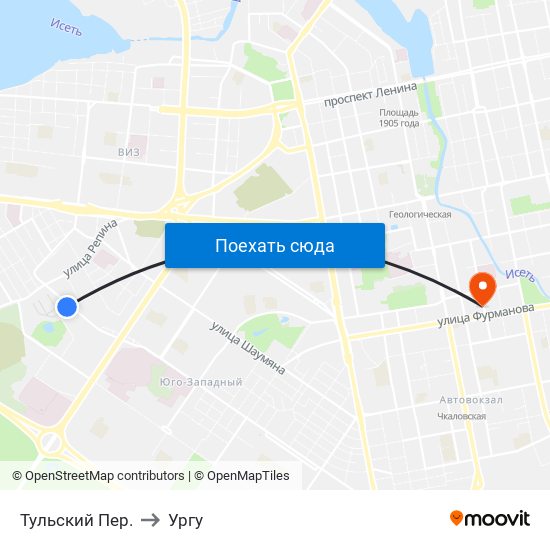 Тульский Пер. to Ургу map