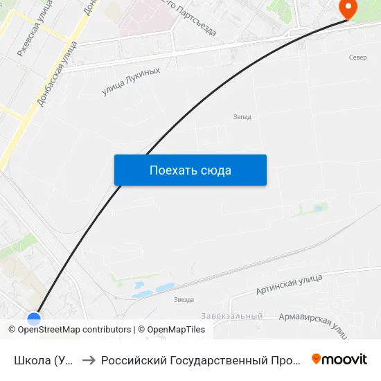 Школа (Ул. Пехотинцев) to Российский Государственный Профессионально-Педагогический Университет map