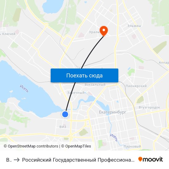Виз to Российский Государственный Профессионально-Педагогический Университет map