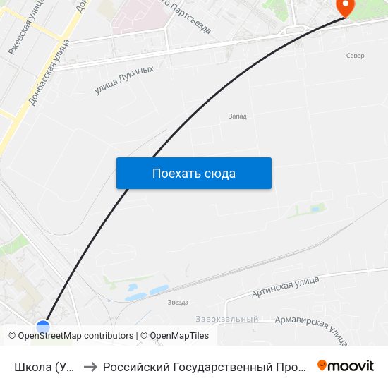 Школа (Ул. Пехотинцев) to Российский Государственный Профессионально-Педагогический Университет map