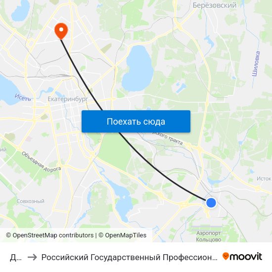 Докер to Российский Государственный Профессионально-Педагогический Университет map