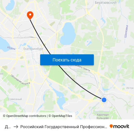 Докер to Российский Государственный Профессионально-Педагогический Университет map