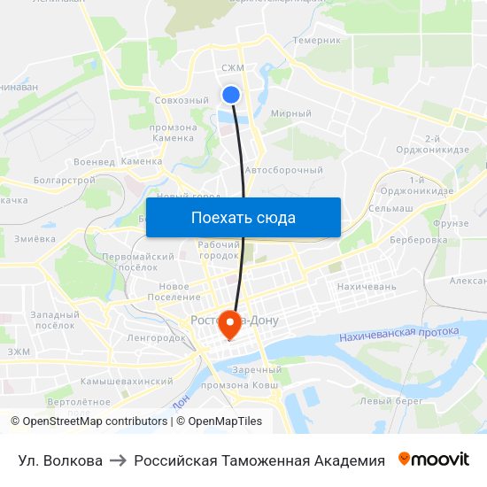 Ул. Волкова to Российская Таможенная Академия map