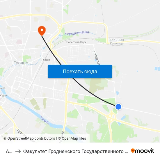 Азот to Факультет Гродненского Государственного Аграрного Университета map