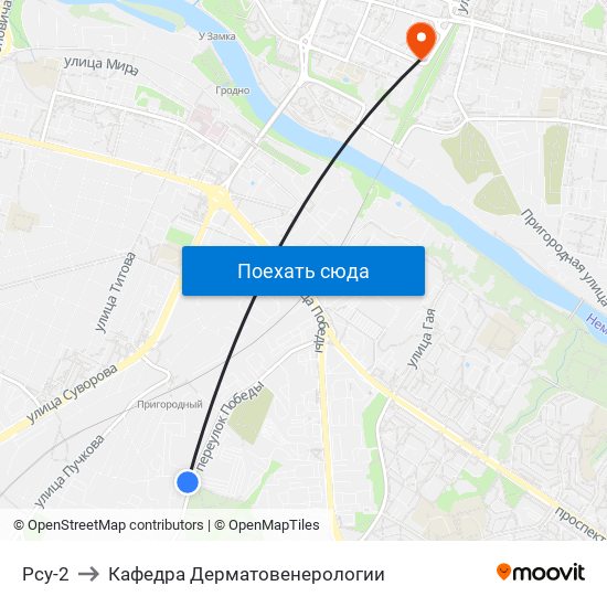 Рсу-2 to Кафедра Дерматовенерологии map